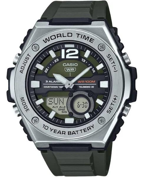 Casio MWQ100-3A World Time Watch