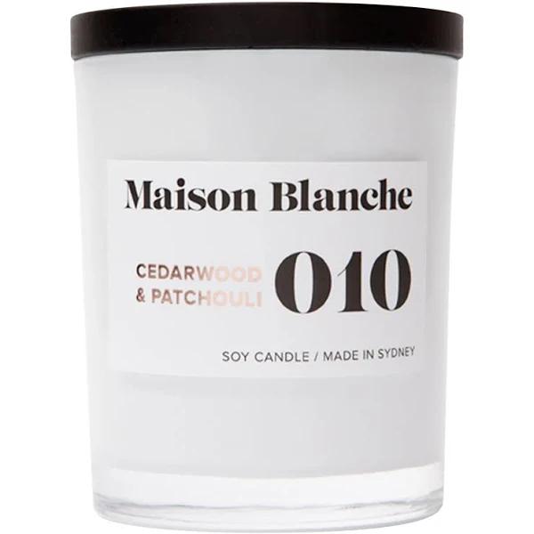 Maison Blanche Cedarwood & Patchouli Scented Candle - Medium