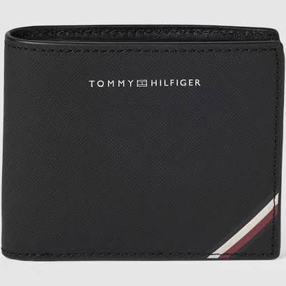 Tommy Hilfiger Central Wallet Black Man AM0AM11589-BDS-OS