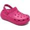 Crocs Unisex Classic Crush Clogs Juice Pink Size 6