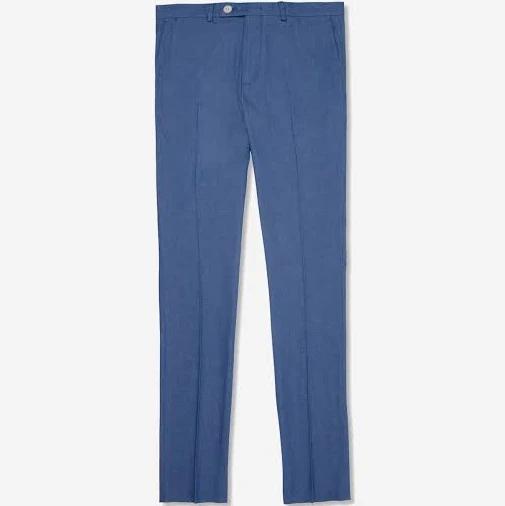 Calibre - Men's Fine Cotton Twill Suit Pant Blue - Size 28