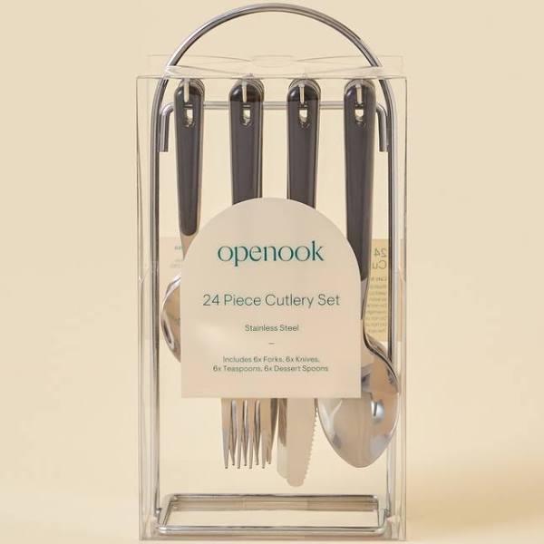 Openook 24 Piece Cutlery Set - Stainless Steel