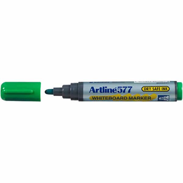 Artline 577 Whiteboard Marker Bullet Green