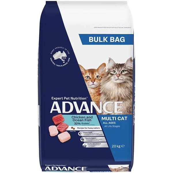 Advance Cat Chicken & Ocean Fish Adult Cat Food Size 20kg