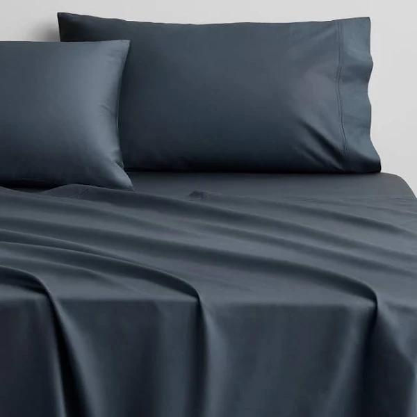 Sheridan Egyptian Cotton Sateen Sheet Set Multi Depth in Nocturnal Blue Double