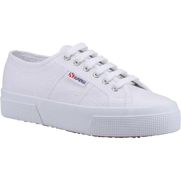 Superga 2740 Platform Sneaker in White 41