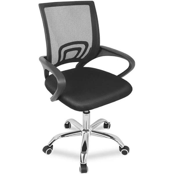 Black Executive Mesh Breathable Home Office Game Chair Computer Lumbar Support Swivel Lift