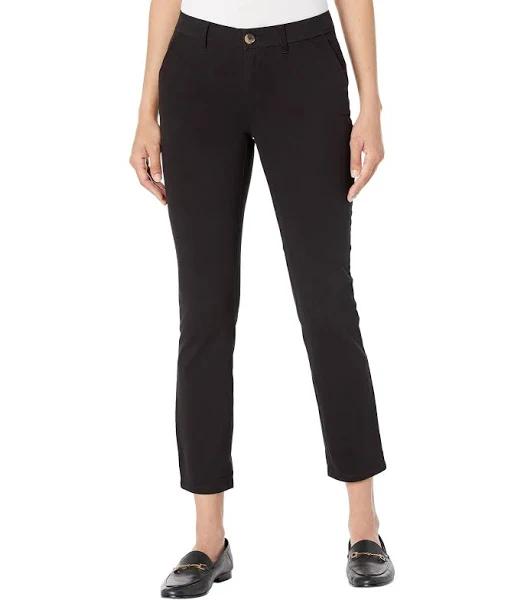 Tommy Hilfiger Women's Hampton Chino Pant, Black, 12