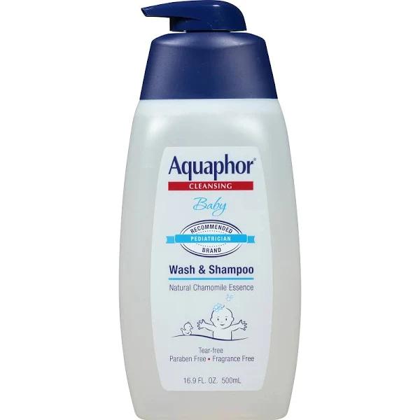 Aquaphor Wash & Shampoo, Chamomile, Baby, Cleansing - 16.9 fl oz