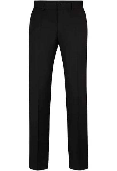 Boss Regular-fit Trousers in Virgin-Wool serge, Men, Size: 38L, Black