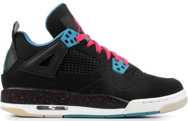 Jordan 4 Retro Black Vivid Pink Dynamic Blue (GS)