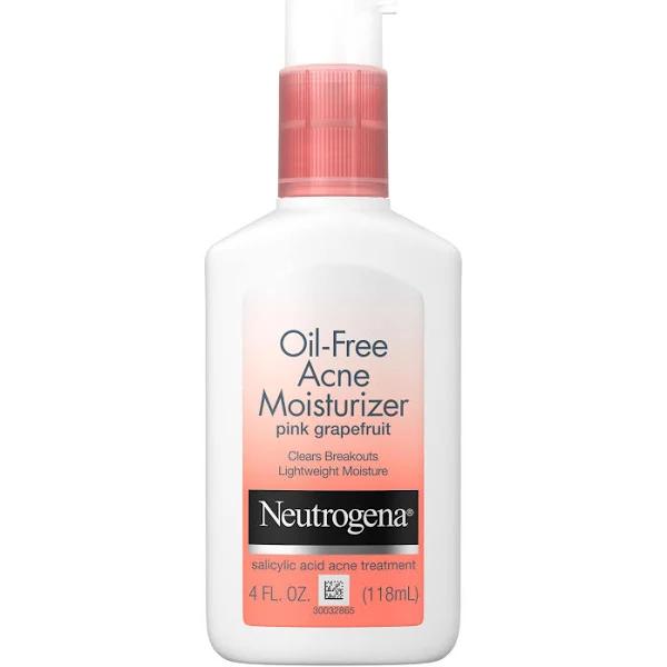 Neutrogena Pink Grapefruit Oil-Free Acne Moisturizer, 4 fl oz