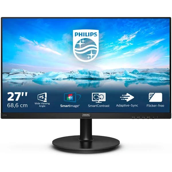 Philips V Line 272V8A/00 Computer Monitor 68.6 cm (27") 1920 x 1080 Pixels Full HD LCD Black