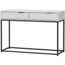 Sabrina 2 Drawer Console Table Colour: White - Temple & Webster - Pay With AfterPay or zipPay On Console Tables