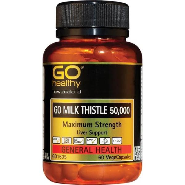 Go Healthy Go Milk Thistle 50000 60 Capsules