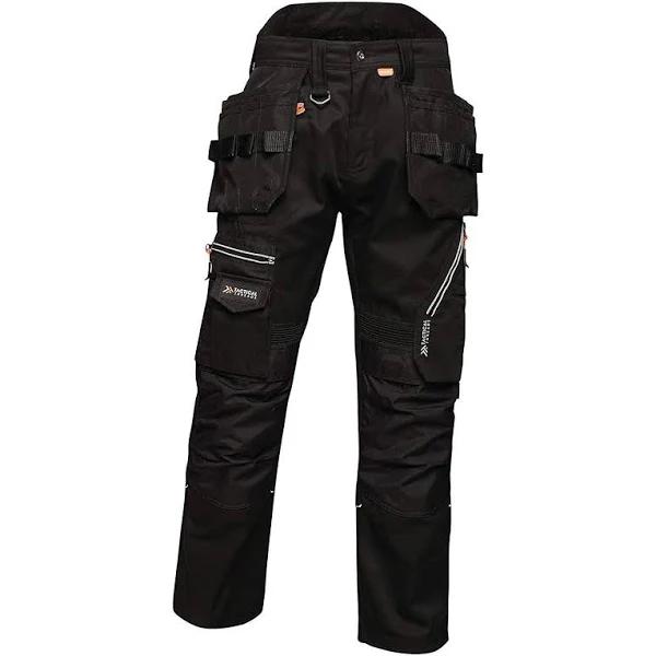 Regatta Mens Execute Holster Premium Work Trousers Black 40R