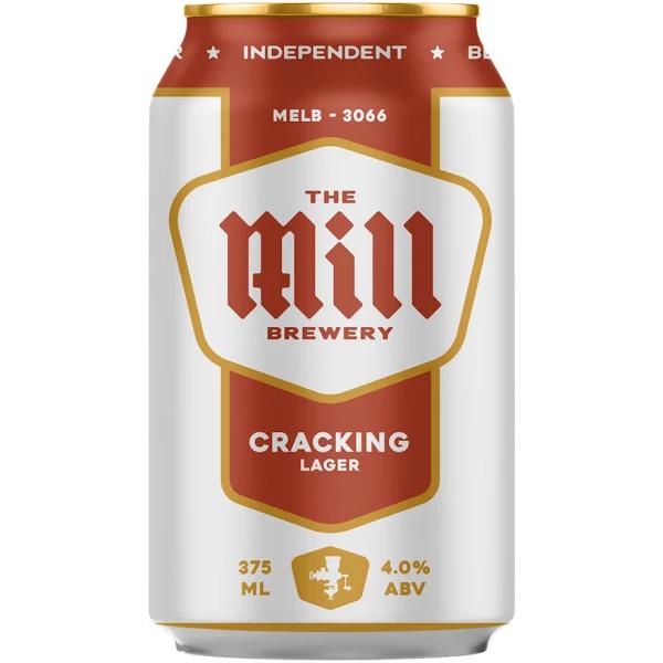 The Mill Brewery Cracking Lager Cans 375mL Craft Beer Case