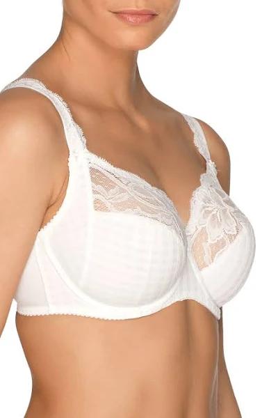 PrimaDonna Madison 0162121 Women's White Plus Size DD+ Support Bra