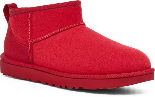 Ugg Classic Ultra Mini Women's Boot - Samba Red Size 12