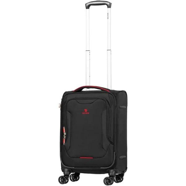 Delphin Caspian Softside Small / Cabin 56 cm Spinner Suitcase Black