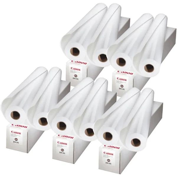 5 x Canon A1 Bond Paper 594mm x 100m CAD-BLZ/A1/100 9200080032 80gsm (10 Rolls in Total)