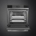 Smeg 60cm Linea Steam100 Pro Oven Black SOA6104S4PN