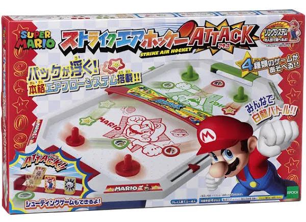 Epoch Super Mario Strike Air Hockey Attack Game