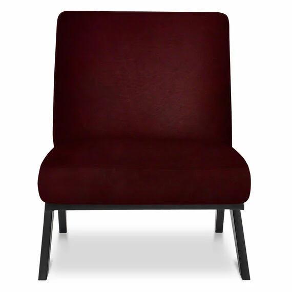 Palm Springs Leather Armchair Burgundy by Freedom