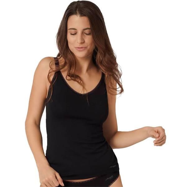 Sloggi Go Top Cotton Singlet 2-Pack 10207356 Black