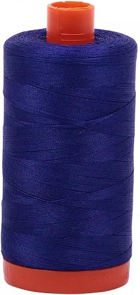 Aurifil 50Wt Mako Cotton Quilting Thread Blue Violet 1200