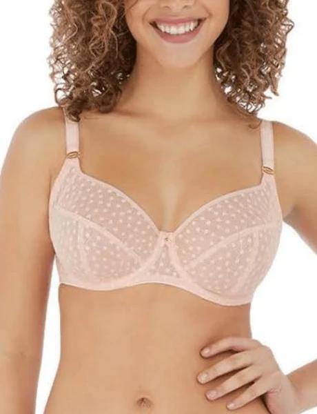 Freya Starlight Underwired D-G Cup Side Support Bra - Rosewater - 14D Rosewater