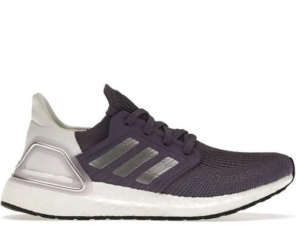 Adidas Ultraboost 20 Shoes - Size 5.5 - Tech Purple/Silver metallic/cl