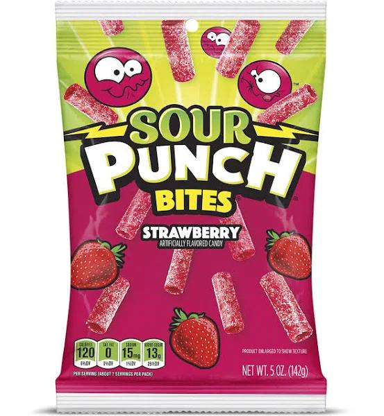 Sour Punch Bites Strawberry 142g