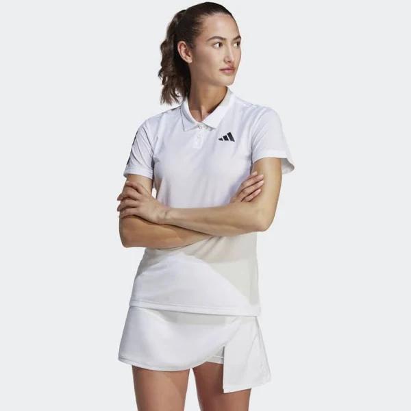 Adidas Women Club Tennis Polo Shirt - White, XS