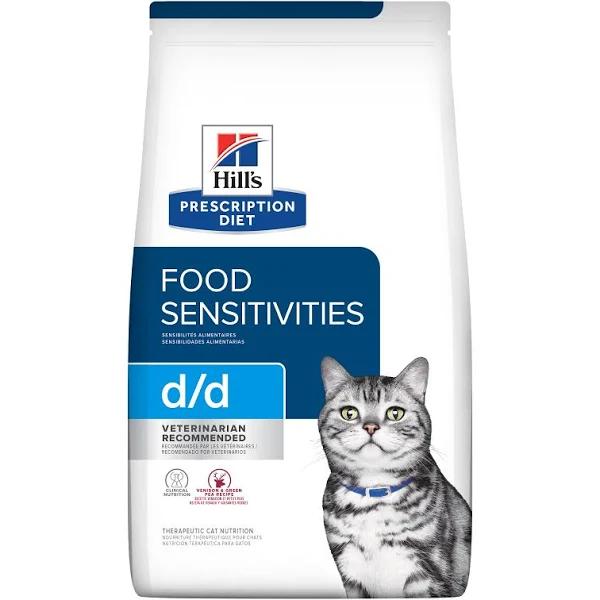 Hills Prescription Diet Cat D/D Skin/Food Sensitivities Dry Food 1.6kg