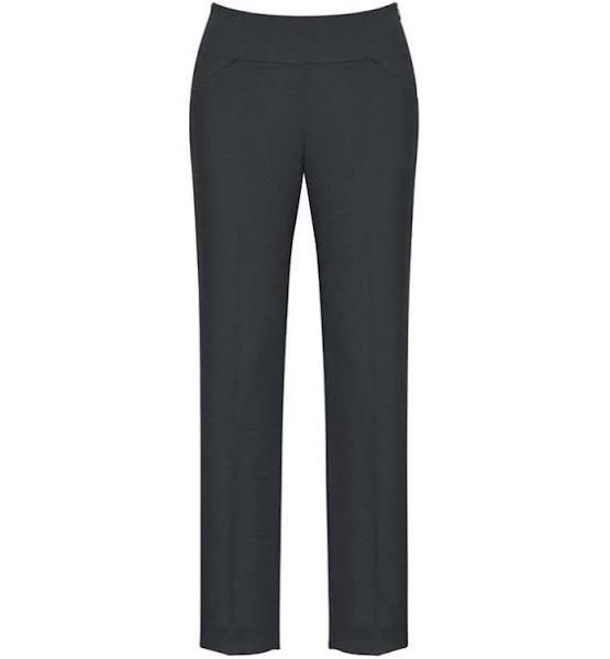 BizCorp Bandless Slim Leg Pants Charcoal 6