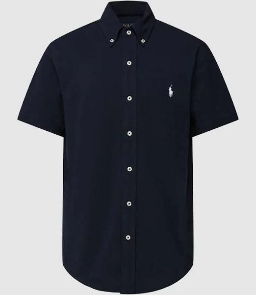 Polo Ralph Lauren Featherweight Mesh Short Sleeve Shirt - Aviator Navy