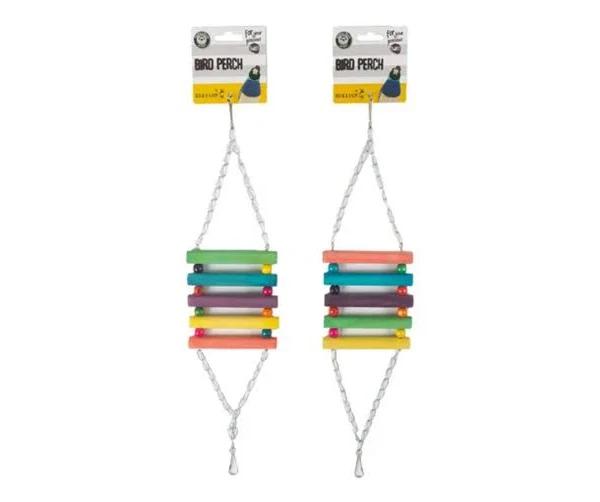 12 x Bird Wooden Platform 10cm | Pet Parrot Bird Spiral Hanging Toy Cage Resting - AfterPay & zipPay Available