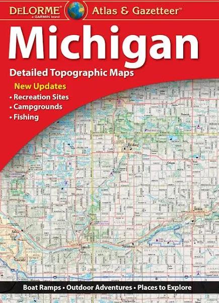 Delorme Atlas & Gazetteer: Michigan