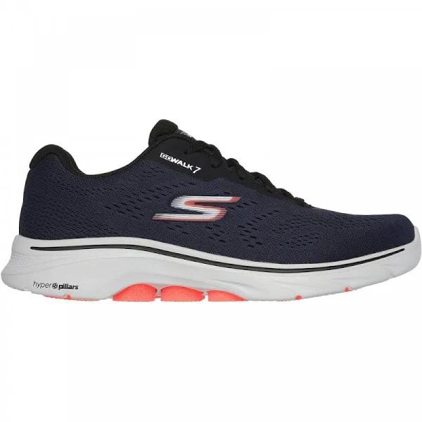 Skechers Go Walk 7 Sneaker in Navy/Black, Size 7 US