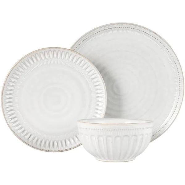 Kmart White Maison 12 Piece Dinner Set