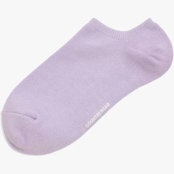 Country Road Australian Cotton Blend Sneaker Sock One Size Lilac AU645088