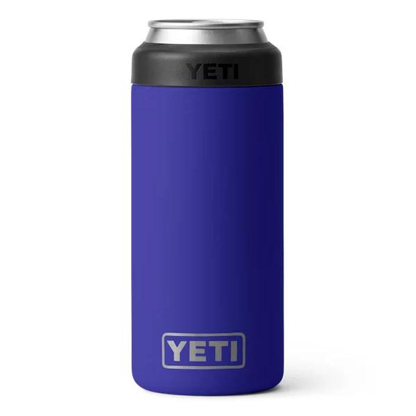 Yeti - Rambler 12 oz Colster Slim Can Insulator Offshore Blue