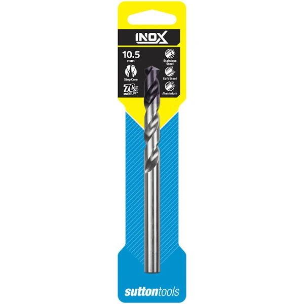 Sutton Tools 10.5mm Inox Stainless Steel Jobber Drill Bit