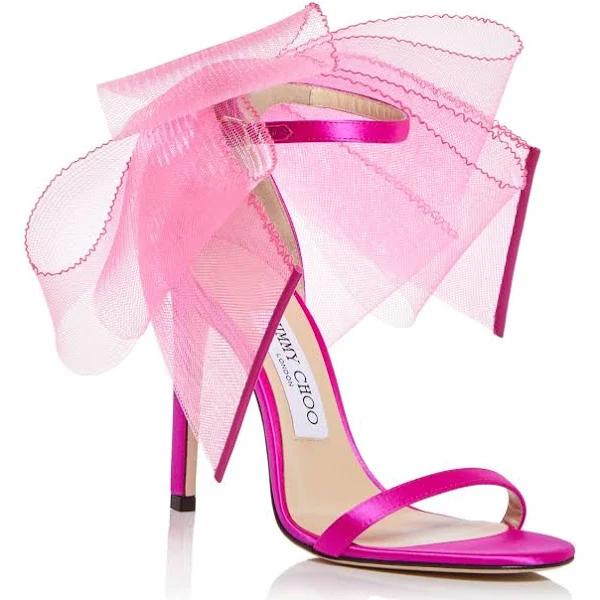 Jimmy Choo Aveline 100 Sandals - Pink - 37,5