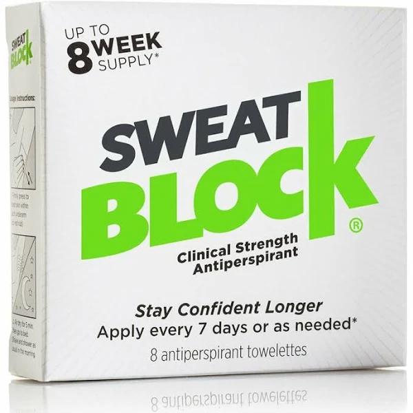 Sweat Block Hyperhidrosis High Strength Antiperspirant