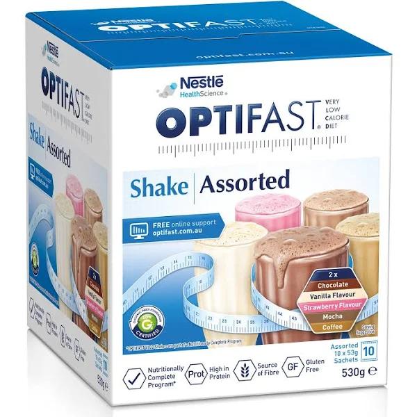 Optifast VLCD Assorted Shake 10 x 53g