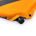 Bargene Double Self Inflating Mattress Sleeping Mat Air Bed Camping Hiking Joinable - Orange