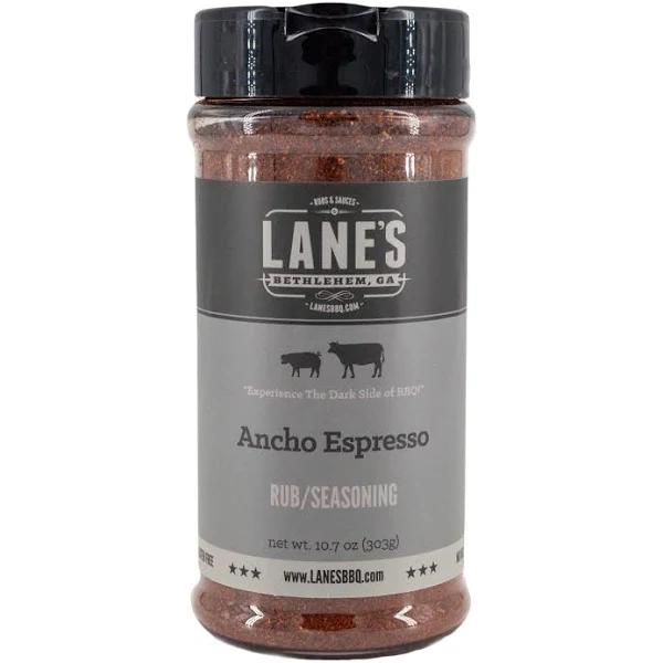 Lane's BBQ Ancho Espresso Rub - Small 130g