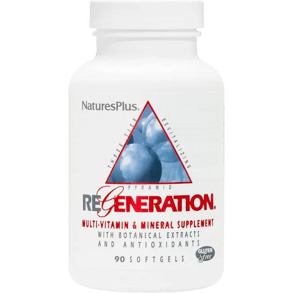 Nature's Plus Regeneration Multi-Vitamin & Mineral Supplement 90 Softgels